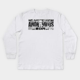 We are Anonymous Kids Long Sleeve T-Shirt